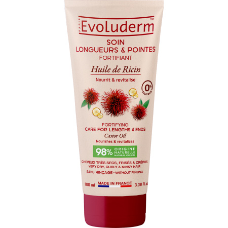 Evoluderm Versterkende Verzorging Lengtes & Punten Ricinusolie 100ml