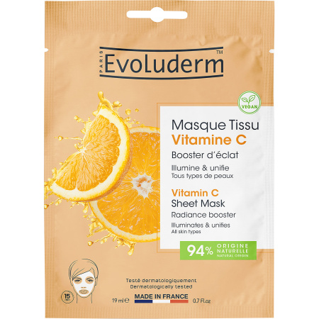 Evoluderm Radiance Booster Vitamine C Weefselmasker 19ml