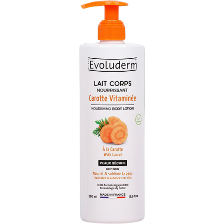 Evoluderm Voedende Lichaamsmelk Wortel Vitamine 500ml
