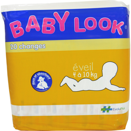 Evoluplus BabyLook Babyluiers 4-10kg 20 Stuks