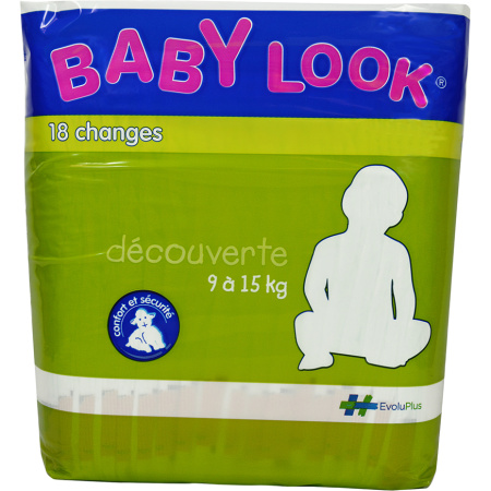 Evoluplus BabyLook Babyluiers 9-15kg 18 Stuks
