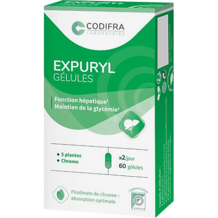 Expuryl Gelules Phytodrainer Leverfunctie 60 Capsules