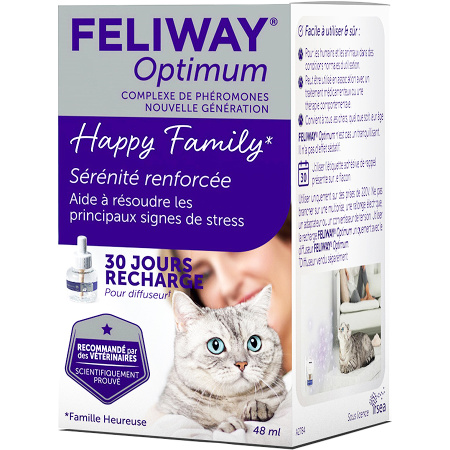 Feliway Optimum Feromoon Complex 30 Dagen Navulling 48ml