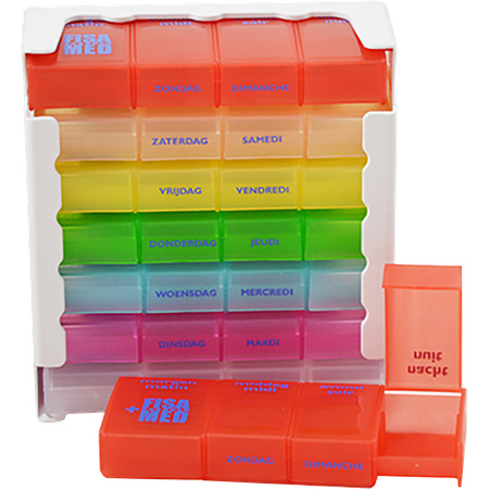 Fisamed Medi Organizer Kleur XL Pillenbox 1 Stuk