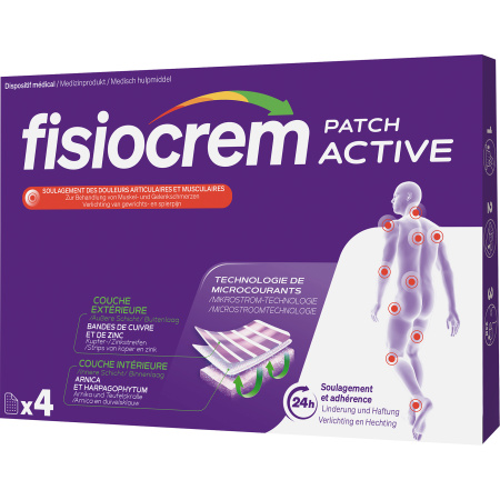 Fisiocrem Active Pleisters 4 Stuks