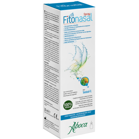 Aboca Fitonasal Neusspray Volwassenen Geconcentreerd Tegen Verkoudheid En Allergieën Flacon 30ml