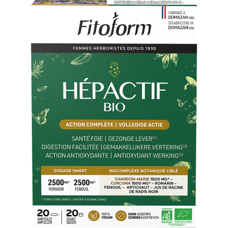 Fitoform Hépactif Bio Ampullen 20x10ml