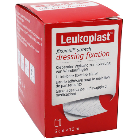 Bsn Medical Leukoplast Fixomull Stretch Zelfklevende Stof 5cm x 10m 1 Stuk