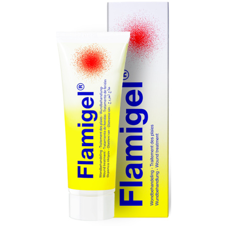 Flamigel Behandeling Zonnebrand/Eerste Graads Brandwonden/Post-Laser/Post-Tattoo Tube 100g