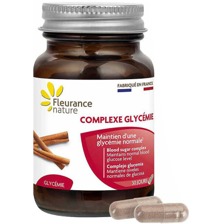 Fleurance Nature Glycemie Complex Glazen Pillendoosje 30 Capsules
