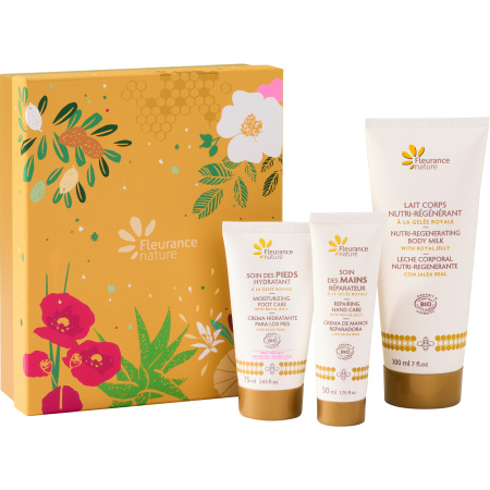 Fleurance Nature Set Royal Beauty Body Bio Lichaamsmelk 200ml + Handverzorging 50ml + Voetzorg 75ml