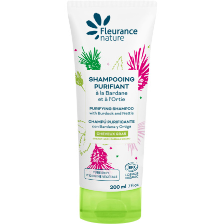 Fleurance Nature Zuiverende Shampoo Klis En Netel Vet Haar Tube 200ml