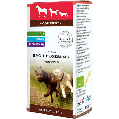 Fleurs Du Dr. Bach Agressiviteit Druppels Voor Dieren Fles 20ml