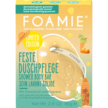 Foamie Shower Body Bar Vaste Doucheverzorging Met Pistacheolie En Guarana 80g