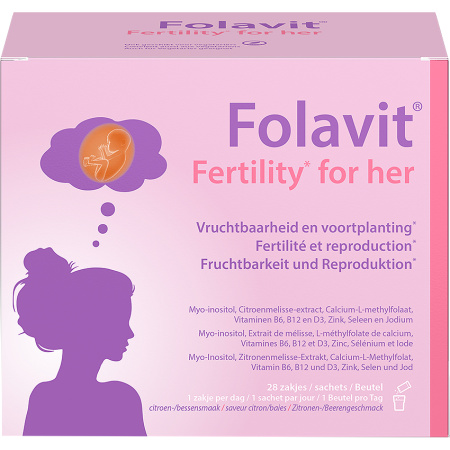 Folavit Fertility For Her 5,3g 28 Zakjes