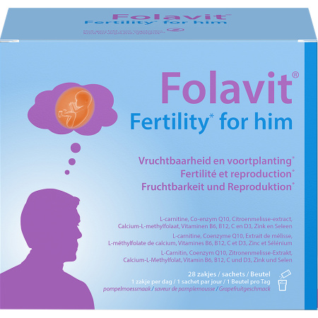 Folavit Fertility For Him 3,3g 28 Zakjes