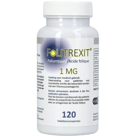 Folitrexit Foliumzuur 1mg 120 Tabletten
