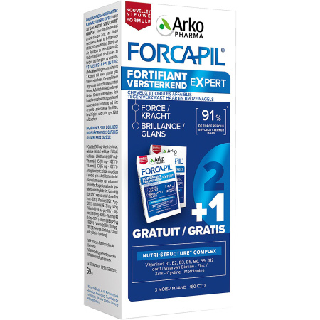 Forcapil Fortifiant Expert Promo 3 Maanden 3x60 Capsules