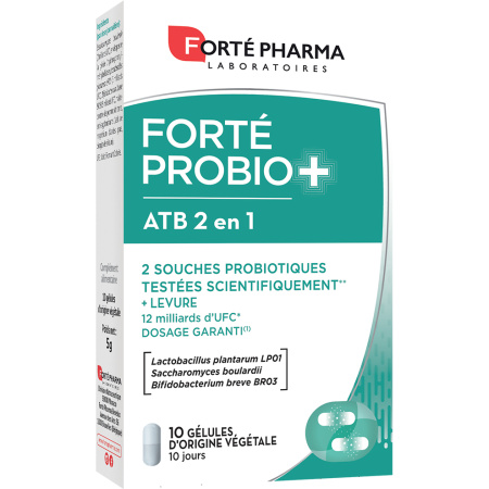 Forté Pharma Forté Probio+ ATB 2in1 10 Capsules