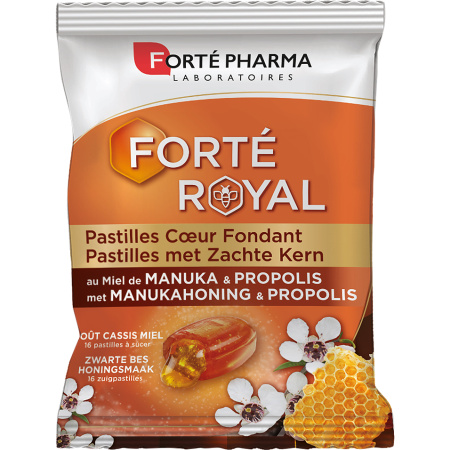 Forté Pharma Forté Royal Zuigtabletten Met Vloeibare Kern Manukahoning En Propolis 16 Stuks