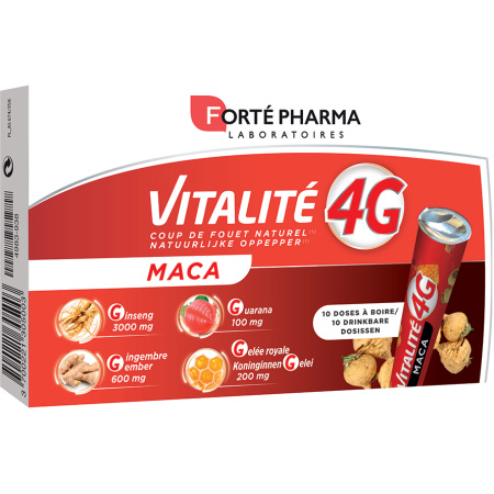Forté Pharma Vitaliteit 4G Maca 10 Doseringen