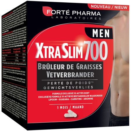 Forté Pharma XtraSlim 700 Men Vetverbrander Formule 1 Maand 120 Capsules