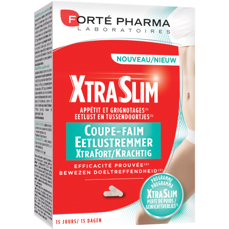 Forté Pharma XtraSlim Eetlust Tissendoortjes Programma XtraSlim Gewichtsverlies 15 Dagen 60 Capsules