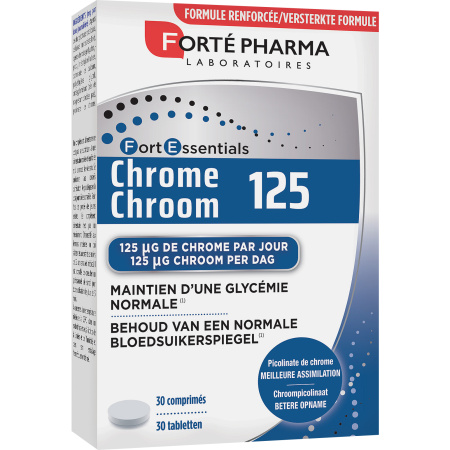 Fortépharma Chroom 125 30 Tabletten