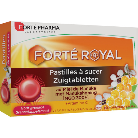 Fortépharma Forté Royal Zuigtabletten Met Manukahoning 24 Stuks