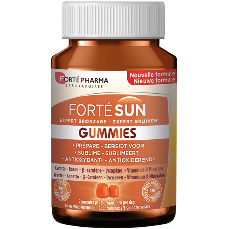 Fortépharma Fortésun Expert Bronzage 60 Gummies
