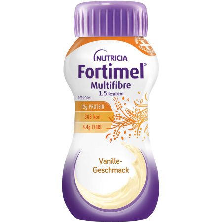 Fortimel Energy Multi Fibre Vanille Flesje 1x200ml