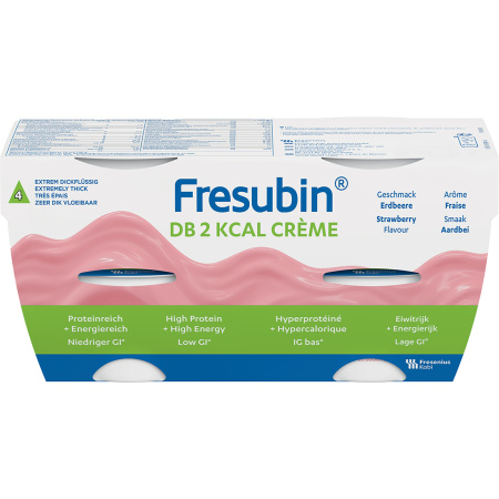 Fresubin DB 2kcal Crème Aardbei 4x125g
