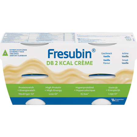 Fresubin DB 2kcal Crème Vanille 4x125g