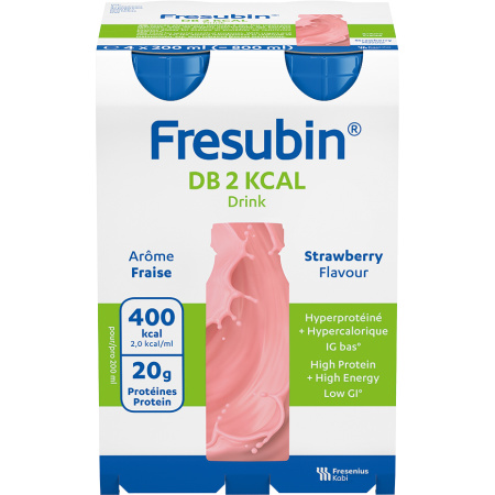 Fresubin DB 2kcal Drink Aardbei 4x200ml