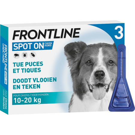 Frontline Spot On Vlooien En Teken Oplossing Voor Honden M 10-20kg Pipetten 3