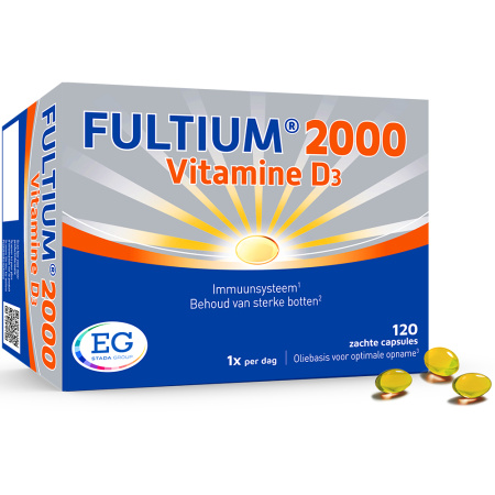 Fultium 2000 Vitamine D3 120 Capsules
