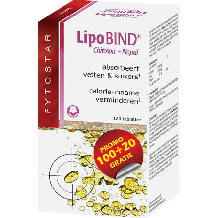 Fytostar LipoBind Chitosan-Nopal 120 Tabletten