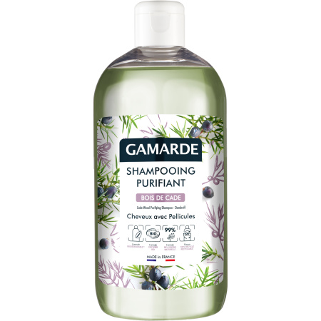 Gamarde Zuiverende Shampoo Cade Hout Voor Haar Met Roos 500ml