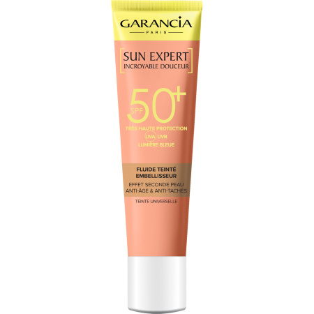 Garancia Sun Expert Ongelooflijk Zachte Getinte Verfraaiende Fluïde SPF50+ Tube 40ml