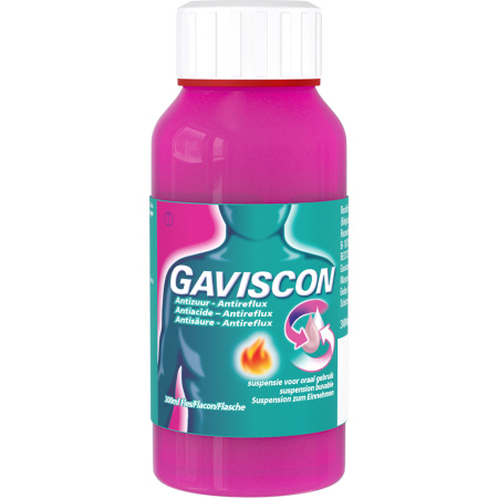 Gaviscon Antizuur-Antireflux Suspensie Voor Oraal Gebruik Fles 300ml