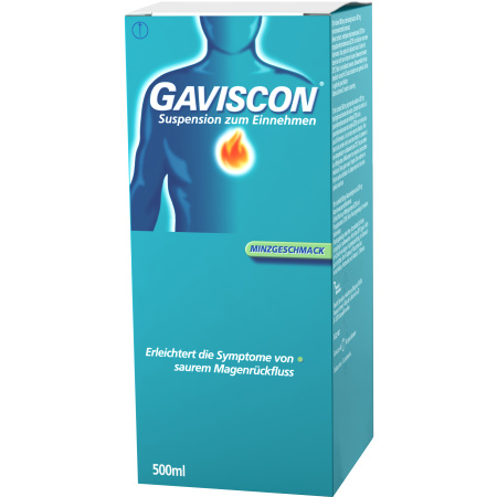 Gaviscon Suspensie Voor Oraal Gebruik Muntsmaak Fles 500ml