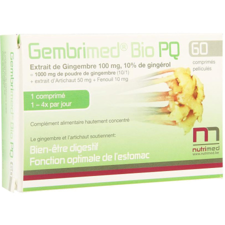 Gembrimed Bio PQ Optimale Spijsvertering 60 Filmtabletten