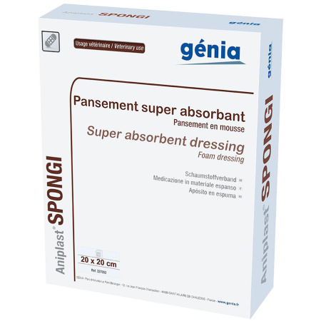 Genia Aniplast Spongi 20x20cm 3 Stuks