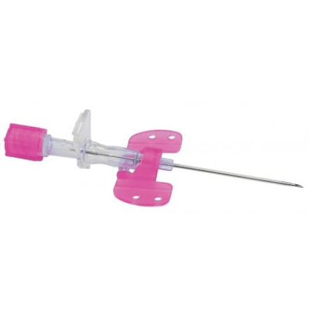 Genia Catheter Aniven 20g-1,1x33mm Roze 12 Stuks
