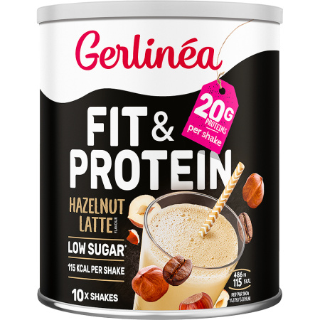 Gerlinéa Fit & Protein Shake Hazelnut Latte Smaak 340g