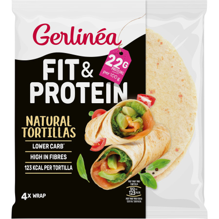 Gerlinéa Fit & Protein Tortillas Wraps Naturel 4x40g