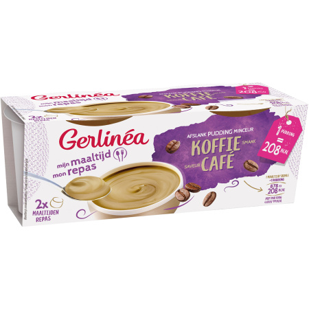 Gerlinéa Pudding Koffie 2x210g