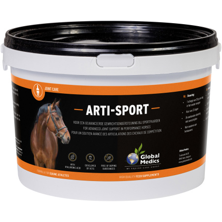 Global Medics Arti-Sport Gewrichtscomplement Voor Sportpaarden Poeder 1kg