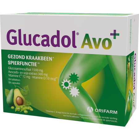 Glucadol Avo+ Gezond Kraakbeen En Spierfunctie 84 Tabletten + 84 Capsules