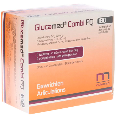 Glucamed Combi PQ Voor Gewrichten 180 Filmtabletten